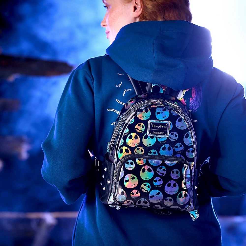 Loungefly Disney Jack Skellington Backpack & Ear Headband NWT